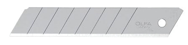 OLFA 5009 Knife Blade, 18 mm, Carbon Steel, 8-Point