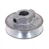 Cdco 250A-1/2 V-Groove Pulley, 1/2 in Bore, 2-1/2 in OD, 2-1/4 in Dia Pitch, 1/2 in W x 11/32 in Thick Belt, Zinc