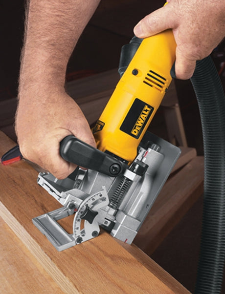 DEWALT DW682K Plate Joiner Kit, 6.5 A, 20 in D Cutting, #0, #10, #20 Biscuit, 10,000 rpm Speed, 6 T Blade