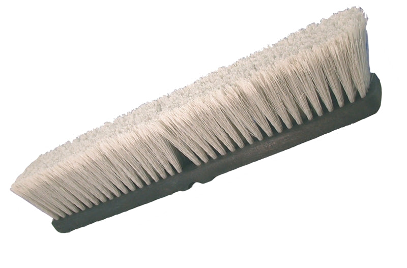 Birdwell 2019-12 Broom Head, Gray, Threaded, 3 in L Trim, Polypropylene/Polystyrene Bristle