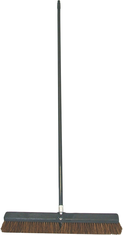 Birdwell 4024-4 Contractor Push Broom, 24 x 2-5/8 x 7/8 in Block, 3 in L Trim, Synthetic Blend Fiber Bristle