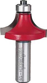 Freud 34-126 Router Bit, 1-5/8 in Dia Cutter, 2-3/4 in OAL, 1/2 in Dia Shank, 4-Cutter, Carbide