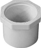 IPEX 435732 Reducing Bushing, 1-1/2 x 1-1/4 in, Spigot x FPT, White, SCH 40 Schedule, 150 psi Pressure