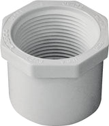IPEX 435732 Reducing Bushing, 1-1/2 x 1-1/4 in, Spigot x FPT, White, SCH 40 Schedule, 150 psi Pressure
