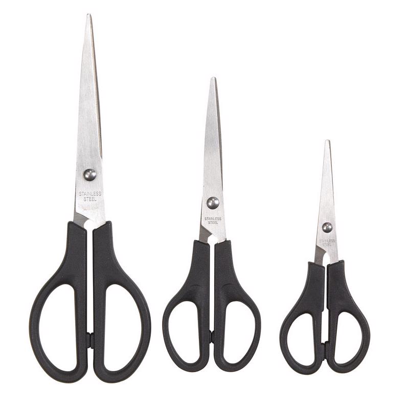 Diamond Visions Stainless Steel Scissors 3 pc, Pack of 24