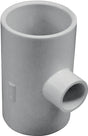 IPEX 435800 Reducing Pipe Tee, 1-1/2 x 1-1/2 x 1/2 in, Slip x Slip x Slip, PVC, White, SCH 40 Schedule