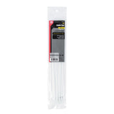 Gardner Bender 45-312 Cable Tie, 3 in Max Bundle Dia, Double-Lock Locking, 6/6 Nylon, Natural, 11 in L, 12/BAG