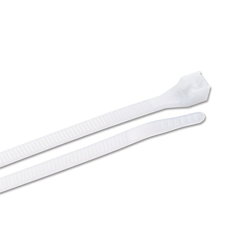 Gardner Bender 45-312 Cable Tie, Double-Lock Locking, 6/6 Nylon, Natural
