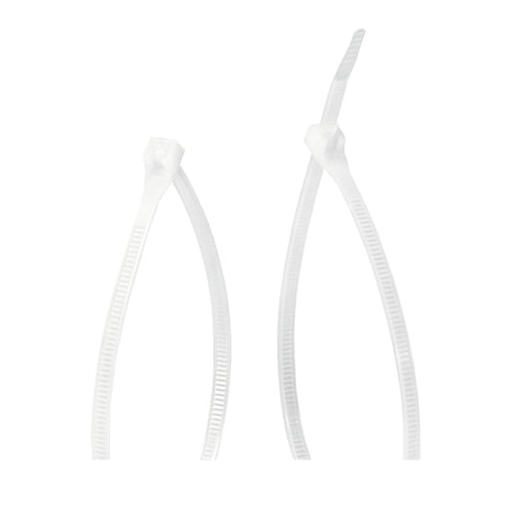 Gardner Bender 45-312 Cable Tie, Double-Lock Locking, 6/6 Nylon, Natural