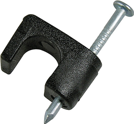 Gardner Bender PSB-1650T Cable Staple, 1/4 in W Crown, Polyethylene, 25/PK