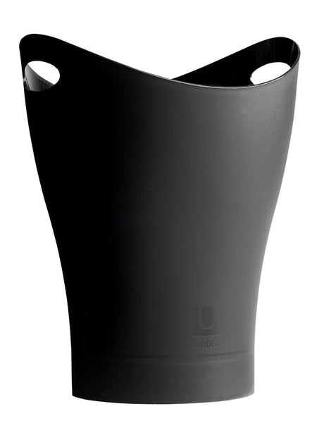 Umbra Garbino 2.25 gal Black Plastic Contemporary Wastebasket, Pack of 6