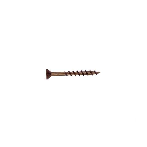 Grip-Rite No. 6 X 1-5/8 in. L Phillips Yellow Zinc Coarse Wood Screws 25 pk