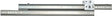 Knape & Vogt 1300P ZC 14 Drawer Slide, 75 lb, 14 in L Rail, 1/2 in W Rail, Steel, Zinc