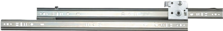 Knape & Vogt 1300P ZC 14 Drawer Slide, 75 lb, 14 in L Rail, 1/2 in W Rail, Steel, Zinc