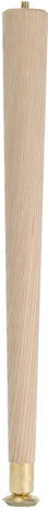 Waddell 2508 Table Leg, 7-1/2 in H, Hardwood, Smooth Sanded