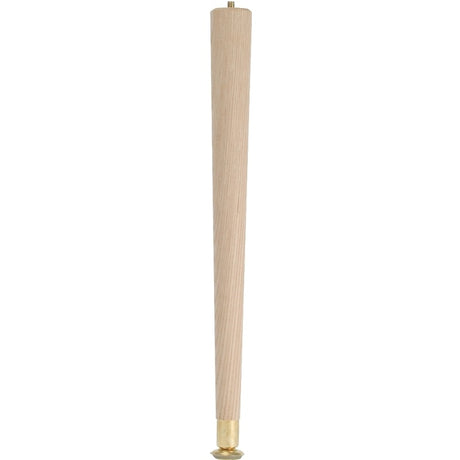 Waddell 2512 Table Leg, 11-1/2 in H, Hardwood, Smooth Sanded