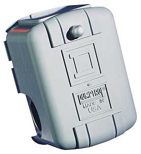 Square D Pumptrol FSG2J20BP Pressure Switch, 1-Phase, 115/230 V, 2-Pole, 220 psi Working