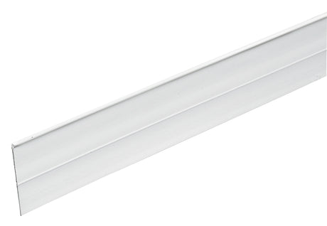 Frost King DS101WH Door Sweep, 36 in L, 1-1/2 in W, PVC Flange