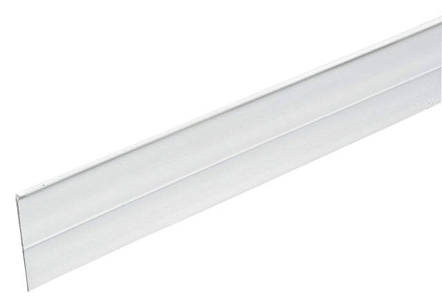 Frost King DS101WH Door Sweep, 36 in L, 1-1/2 in W, PVC Flange