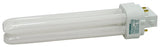 Sylvania 20941 Double Tube Compact Fluorescent Bulb, 26 W, T4 Lamp, G24Q-3 Lamp Base, 1710 Lumens, 2700 K Color Temp