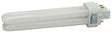 Sylvania 20941 Double Tube Compact Fluorescent Bulb, 26 W, T4 Lamp, G24Q-3 Lamp Base, 1710 Lumens, 2700 K Color Temp