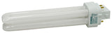 Sylvania 20941 Double Tube Compact Fluorescent Bulb, 26 W, T4 Lamp, G24Q-3 Lamp Base, 1710 Lumens, 2700 K Color Temp