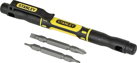 Stanley 66-344 Pocket Screwdriver, 5-1/4 in OAL, Plastic Handle