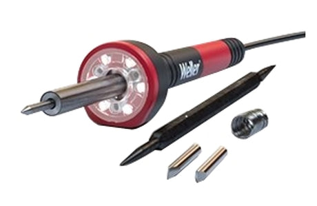 Weller WLIRK3012A Soldering Iron Kit with LED Halo Ring, 120 V, 30 W, Conical Tip, Ergonomic, Pencil Grip Handle