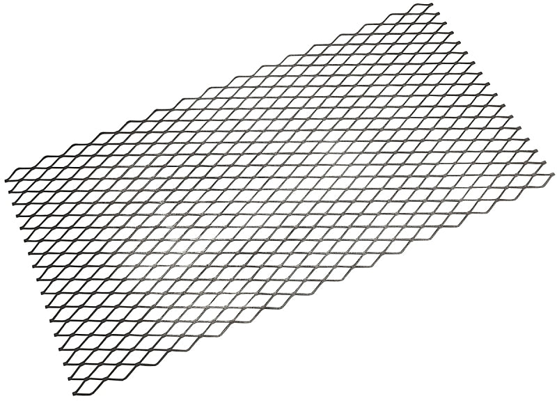 National Hardware 4075BC Series N215-780 Expanded Grid Sheet, 13 ga Thick Material, 16 in W, 32 in L, Steel, Plain, Pack of 3