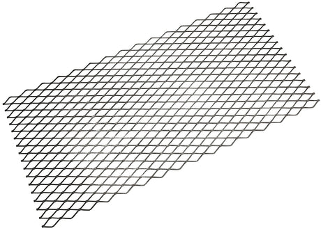 National Hardware 4075BC Series N215-780 Expanded Grid Sheet, 13 ga Thick Material, 16 in W, 32 in L, Steel, Plain, Pack of 3