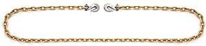 Campbell T0513698 Binder Chain, 3/8 in, 20 ft L, 6600 lb Working Load, 70 Grade, Steel, Chrome Yellow/Zinc
