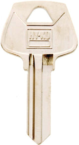 Hy-Ko 11010S3 Key Blank, Brass, Nickel, For: Sargent Cabinet, House Locks and Padlocks, S3 Key Number, Pack of 10