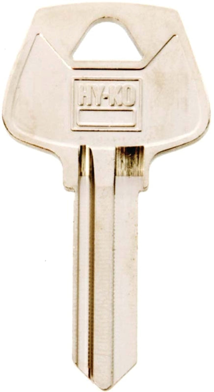 Hy-Ko 11010S3 Key Blank, Brass, Nickel, For: Sargent Cabinet, House Locks and Padlocks, S3 Key Number, Pack of 10