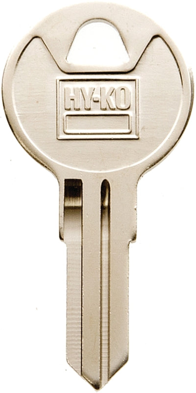 Hy-Ko 11010TM15 Key Blank, Brass, Nickel, For: Trimark Cabinet, House Locks and Padlocks, TM15 Key Number, Pack of 10