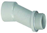 Carlon E995GR Meter Offset Socket x Thread, 4.23 in L, PVC, Black