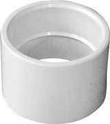 Canplas 193001 Coupling, 1-1/2 in, Hub, PVC, White