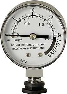 Presto 85729 Pressure Canner Steam ga, Analog Display, Includes: Metal Washer and Nut, Rubber Washer