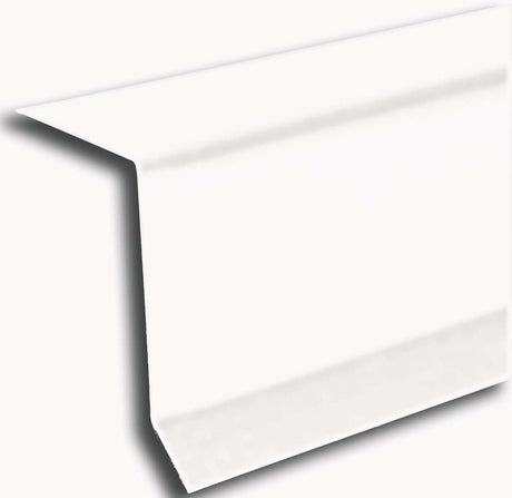 Amerimax 5760200120 West Coast Drip Edge, 10 ft L, 2 in W, 2 in H, Steel, White, Pack of 20
