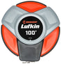 Crescent Lufkin COLORmaxx Series ST100 Tape Measure, 100 ft L Blade, 3/8 in W Blade, Steel Blade, Plastic Case