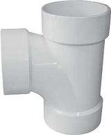 IPEX 192154L Sanitary Pipe Tee, 4 in, Hub, PVC, White, SCH 40 Schedule