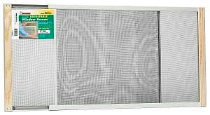 Frost King W.B. Marvin AWS1545 Insect Screen, 15 in L, 25 to 45 in W, Aluminum