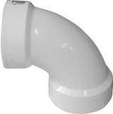ADS 0390AA Drain Pipe Elbow, 3 in, Snap-Lock, 90 deg Angle, Polyethylene, Black
