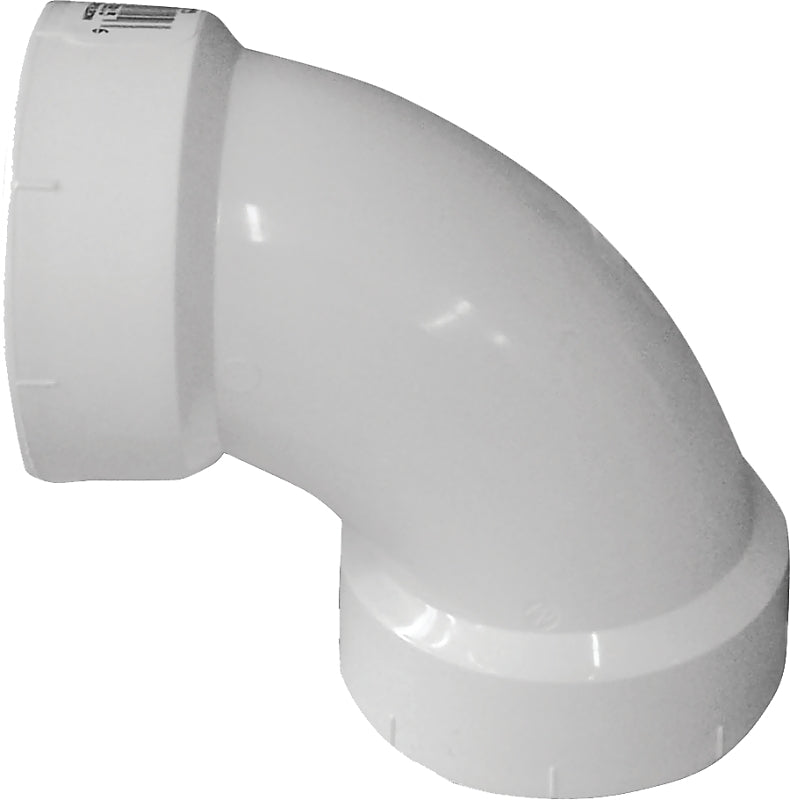 ADS 0390AA Drain Pipe Elbow, 3 in, Snap-Lock, 90 deg Angle, Polyethylene, Black