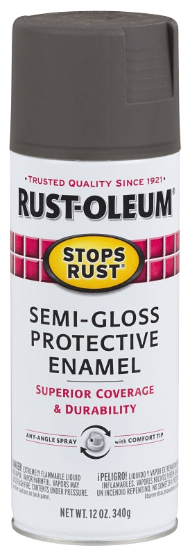 Rust-Oleum 7754830 Rust Preventative Spray Paint, Semi-Gloss, Anodized Bronze, 12 oz Can