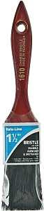Linzer 1610-1.5 Varnish/Wall Brush, 1-1/2 in W, 2 in L Bristle, China Bristle, Varnish Handle