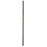 Irwin 62116 Drill Bit, 1/4 in Dia, 12 in OAL, Extra Length, Spiral Flute, Straight Shank