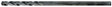 Irwin 62132 Drill Bit, 1/2 in Dia, 12 in OAL, Extra Length, Spiral Flute, Straight Shank