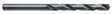 Irwin 66708 Drill Bit, 1/8 in Dia, 6 in OAL, Heavy-Duty, Spiral Flute, Straight Shank