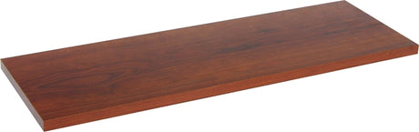 Knape & Vogt 1980 W 10X48 Series Shelf Board, 48 in L, 10 in W, Walnut, For: KV Standard/Bracket Shelving Systems, Pack of 5