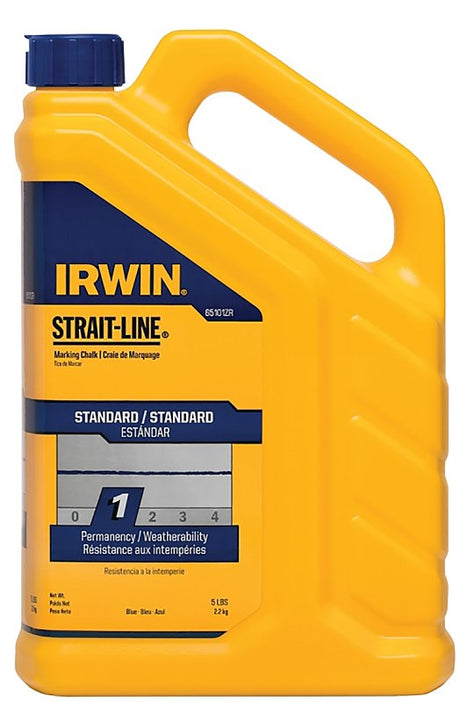 Irwin STRAIT-LINE 65101ZR Marking Chalk, Blue, Temporary